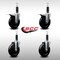 Service Caster 5'' SS Hard Rubber Swivel 1'' Expand Stem Caster Set 2 Total Lock Brakes, 4PK SCC-SSEXTTL20S514-HRS-2-S-2-1 - alternate 5